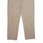 LEVI'S Mens Relaxed Beige Cotton Denim W38 L29 Casual Zip Closure Jeans