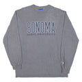 CHAMPION Sonoma State University Mens T-Shirt Grey Long Sleeve USA M
