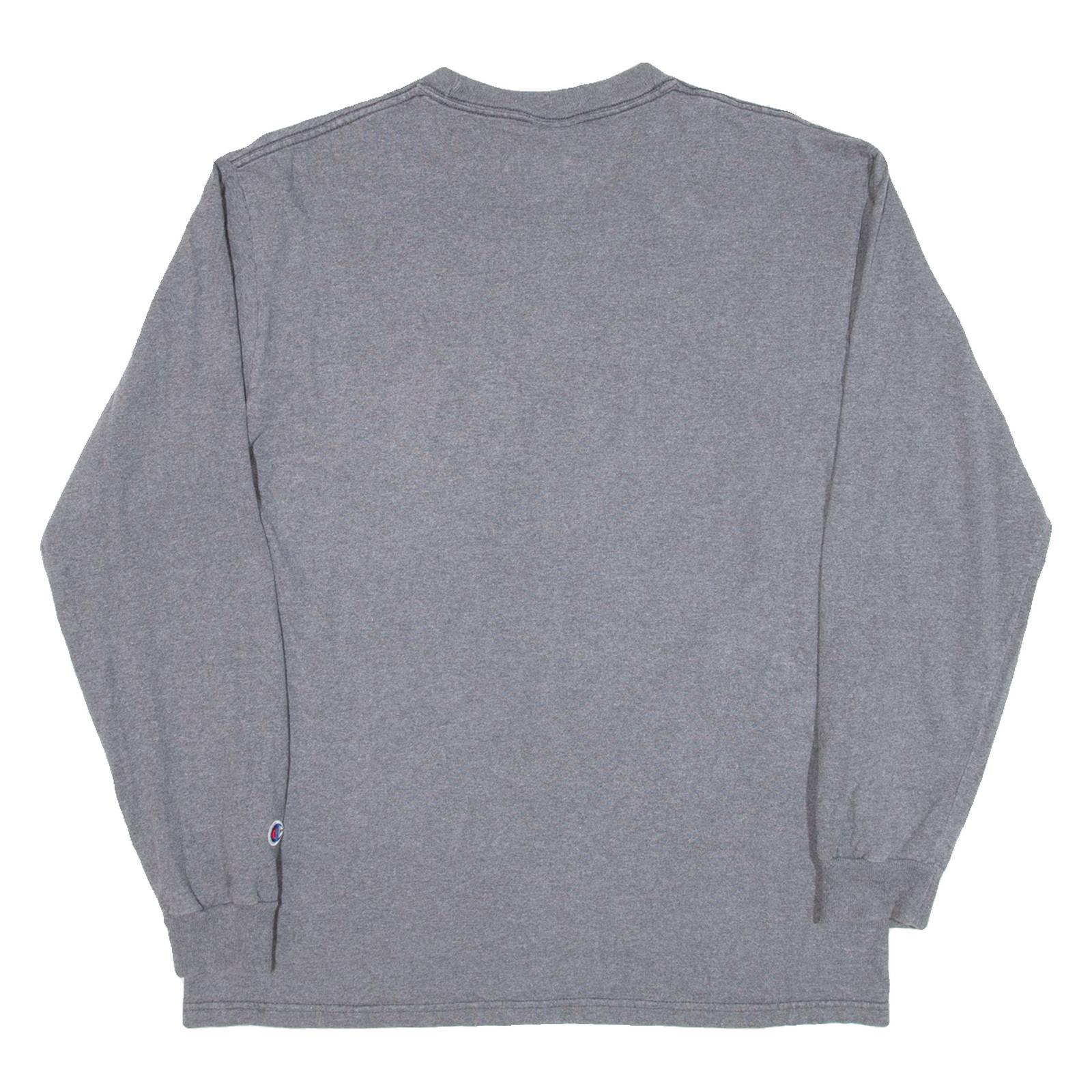 CHAMPION Sonoma State University Mens T-Shirt Grey Long Sleeve USA M