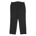TREVOLUTION Lined Mens Black Polyester Blend Regular Straight Trousers W34 L32