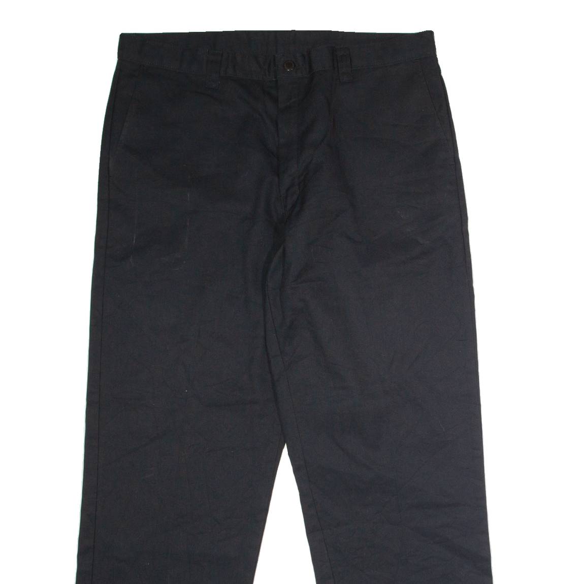 DICKIES Workwear Mens Trousers Black Regular Straight W38 L32
