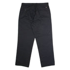 DICKIES Workwear Mens Trousers Black Regular Straight W38 L32