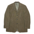 MARKS & SPENCER Mens Brown Cotton Blend Blazer Jacket M Classic Button Closure