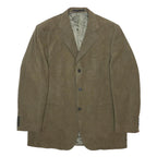 MARKS & SPENCER Mens Brown Cotton Blend Blazer Jacket M Classic Button Closure