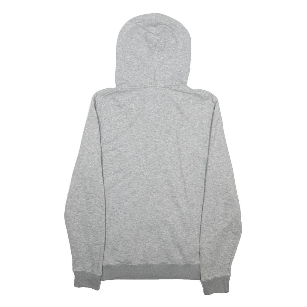 JACK WILLS Mens Grey Zip Hoodie S Cotton Blend Casual Lightweight Sweatshirt