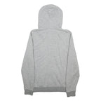 JACK WILLS Mens Grey Zip Hoodie S Cotton Blend Casual Lightweight Sweatshirt
