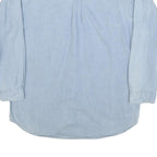 Mens Light Blue Racing 24 Button Down Cotton Blend Shirt XL