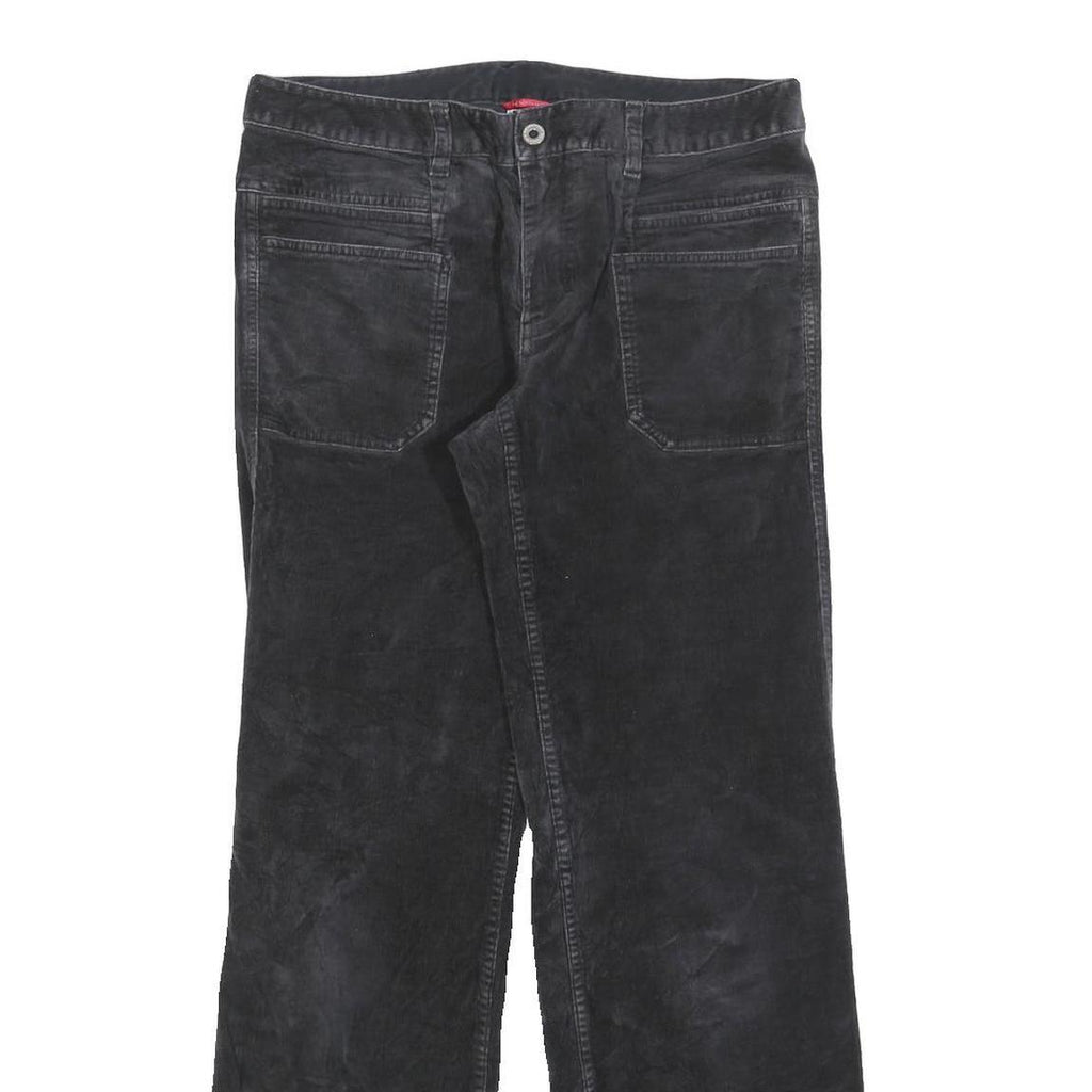 THE NORTH FACE Womens Cotton Blend Black Regular Straight Trousers W30 L30