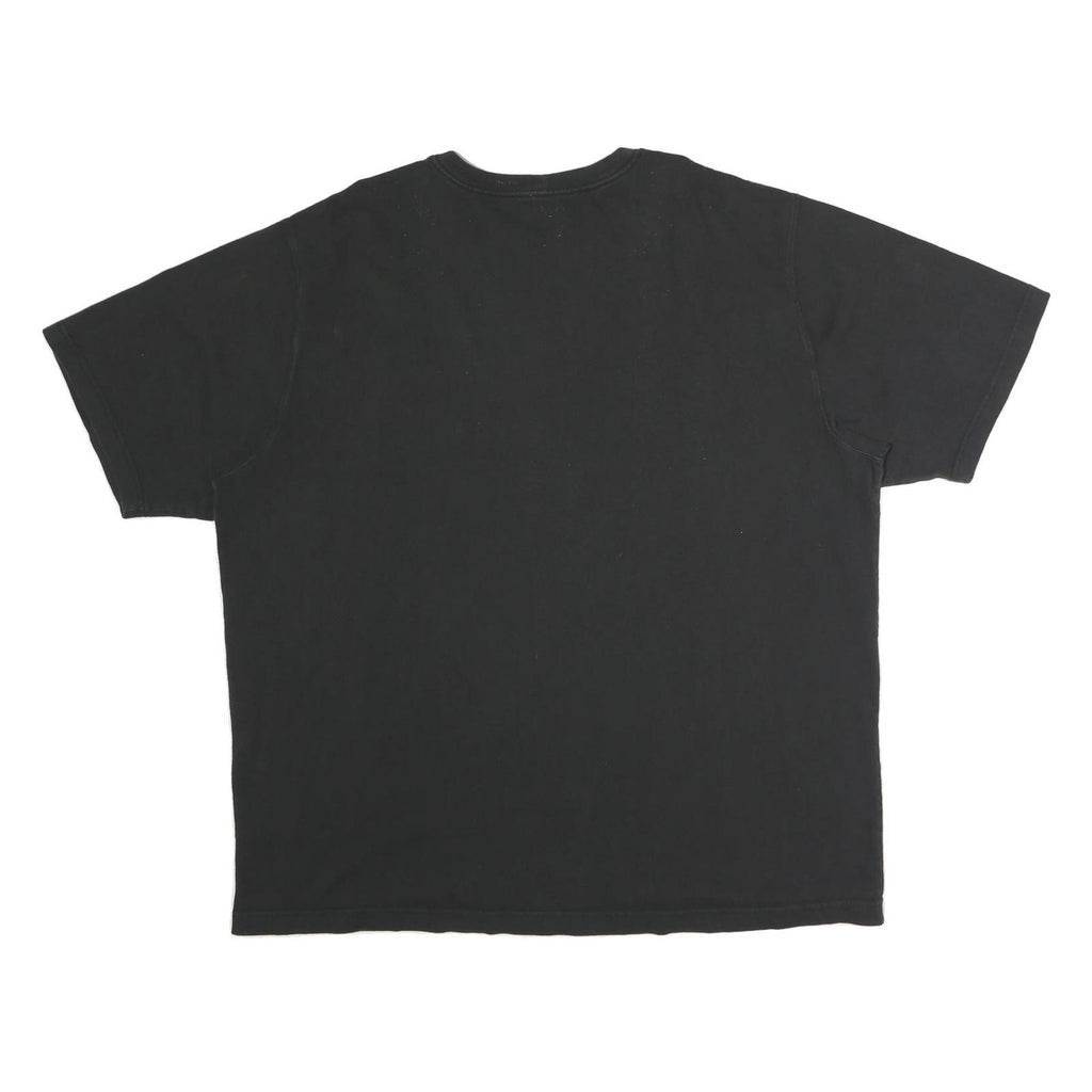 CARHARTT Mens Black Pocket T-Shirt 2XL Short Sleeve Crew Neck Cotton Workwear