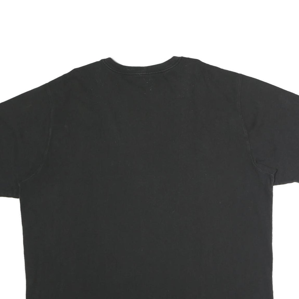 CARHARTT Mens Black Pocket T-Shirt 2XL Short Sleeve Crew Neck Cotton Workwear