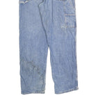 DICKIES Mens Jeans Blue Relaxed Loose Denim Light W38 L32 Workwear Utility