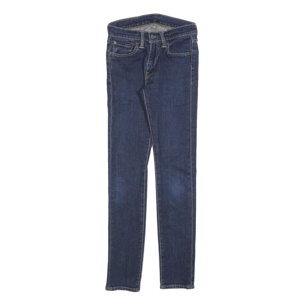 LEVI'S 519 Mens Jeans Blue Slim Skinny Denim Medium W27 L32 Stylish Fit