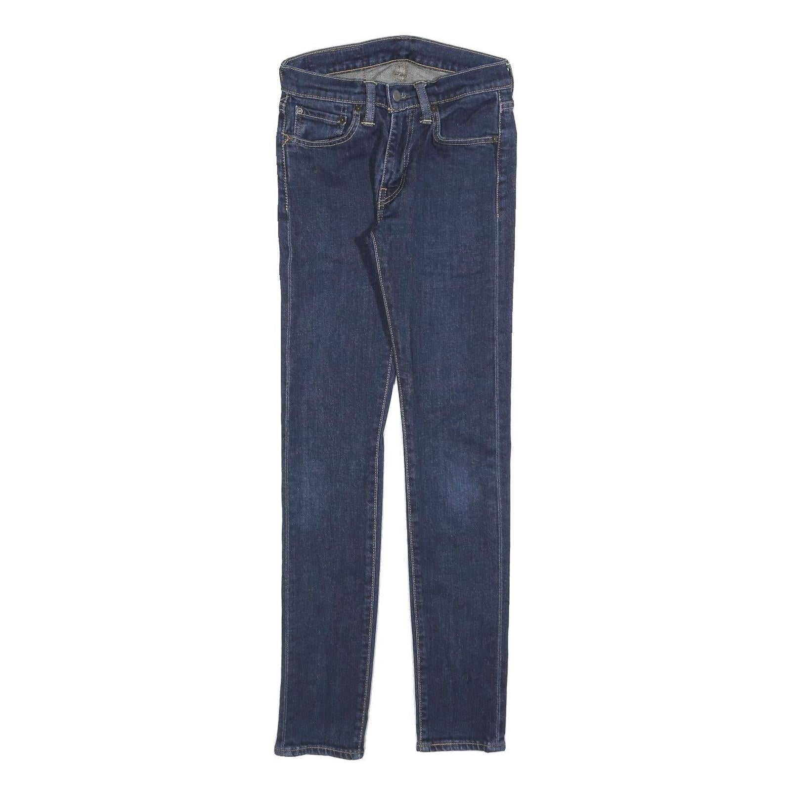 LEVI'S 519 Mens Jeans Blue Slim Skinny Denim Medium W27 L32 Stylish Fit