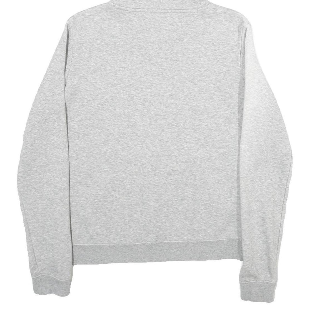 NIKE Womens Grey Placer Basketball Pullover Hoodie M Lightweight Cotton Blend