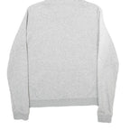 NIKE Womens Grey Placer Basketball Pullover Hoodie M Lightweight Cotton Blend