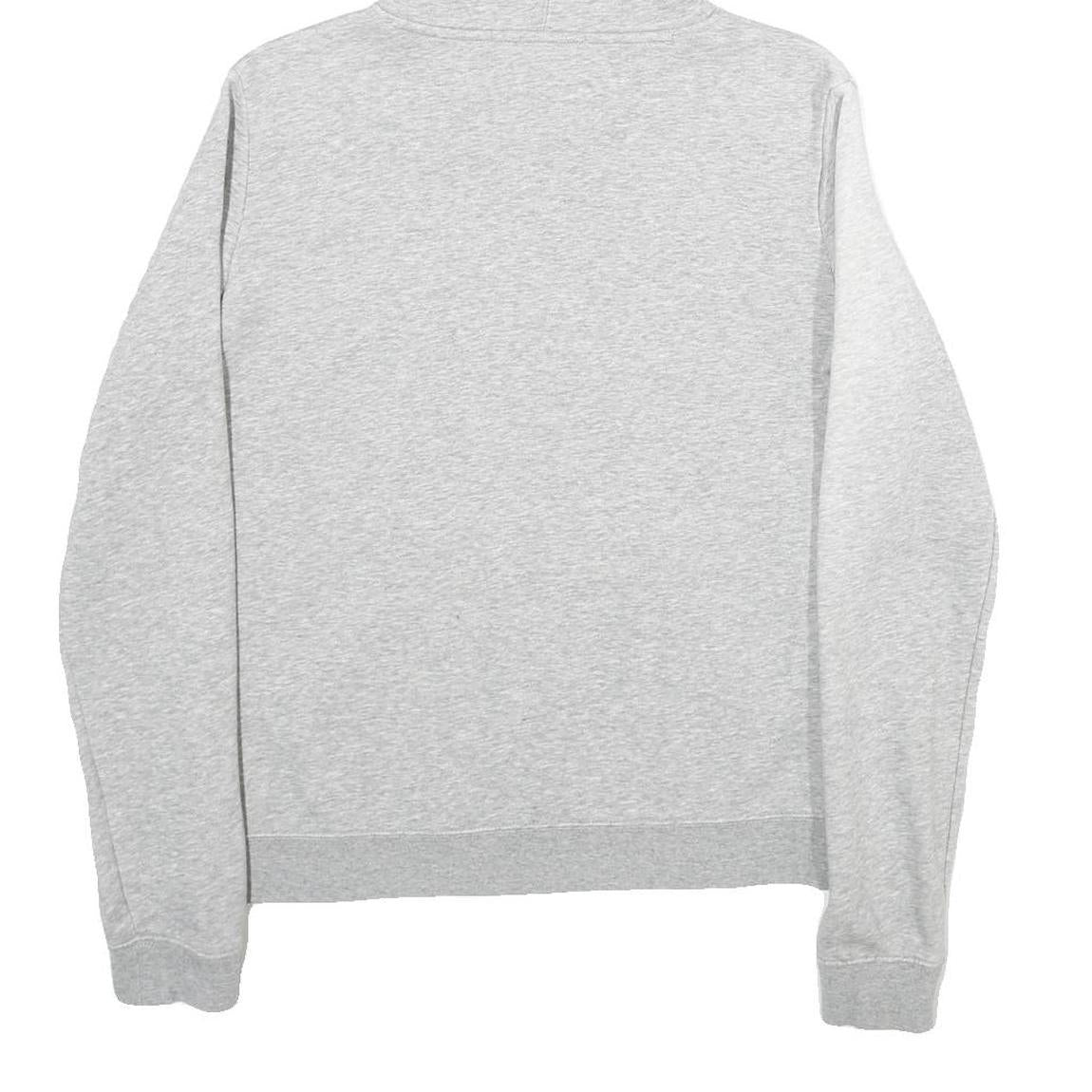 NIKE Womens Grey Placer Basketball Pullover Hoodie M Lightweight Cotton Blend