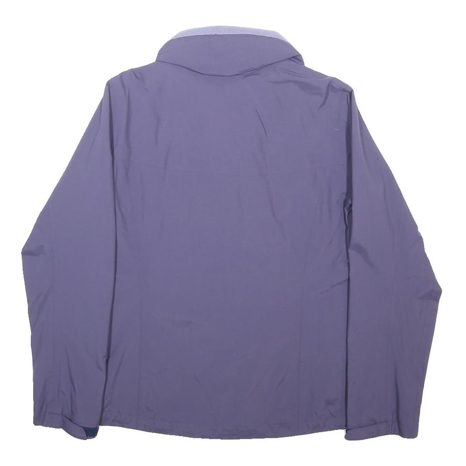 SALOMON Womens Purple Synthetic Zip Jacket M Outdoor Sportswear Lightweight