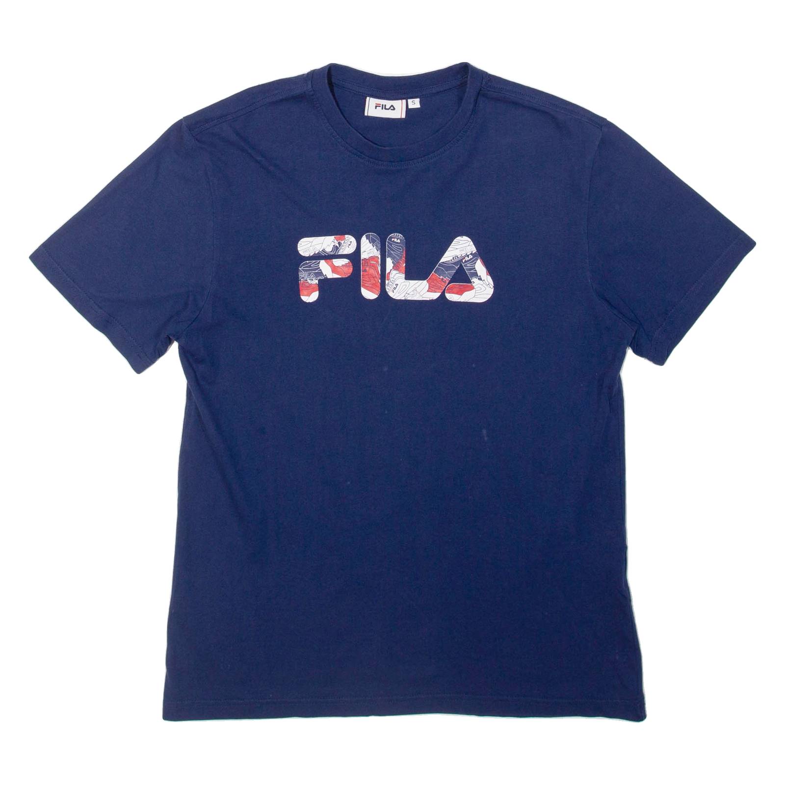 FILA Mens T-Shirt Blue S