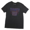 NFL Mens Black New York Giants Graphic T-Shirt M Short Sleeve Crew Neck