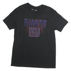 NFL Mens Black New York Giants Graphic T-Shirt M Short Sleeve Crew Neck