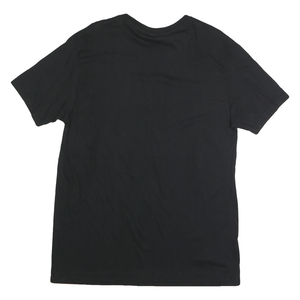 NFL Mens Black New York Giants Graphic T-Shirt M Short Sleeve Crew Neck