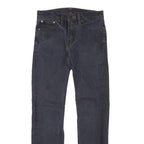 LEVI'S Mens Black Slim Jeans Denim W28 L29 Zip Cotton Blend Casual