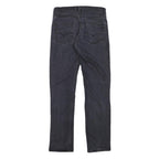 LEVI'S Mens Black Slim Jeans Denim W28 L29 Zip Cotton Blend Casual