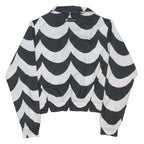 Adidas Originals Womens Black & White Marimekko Primegreen Zip Jacket UK 10