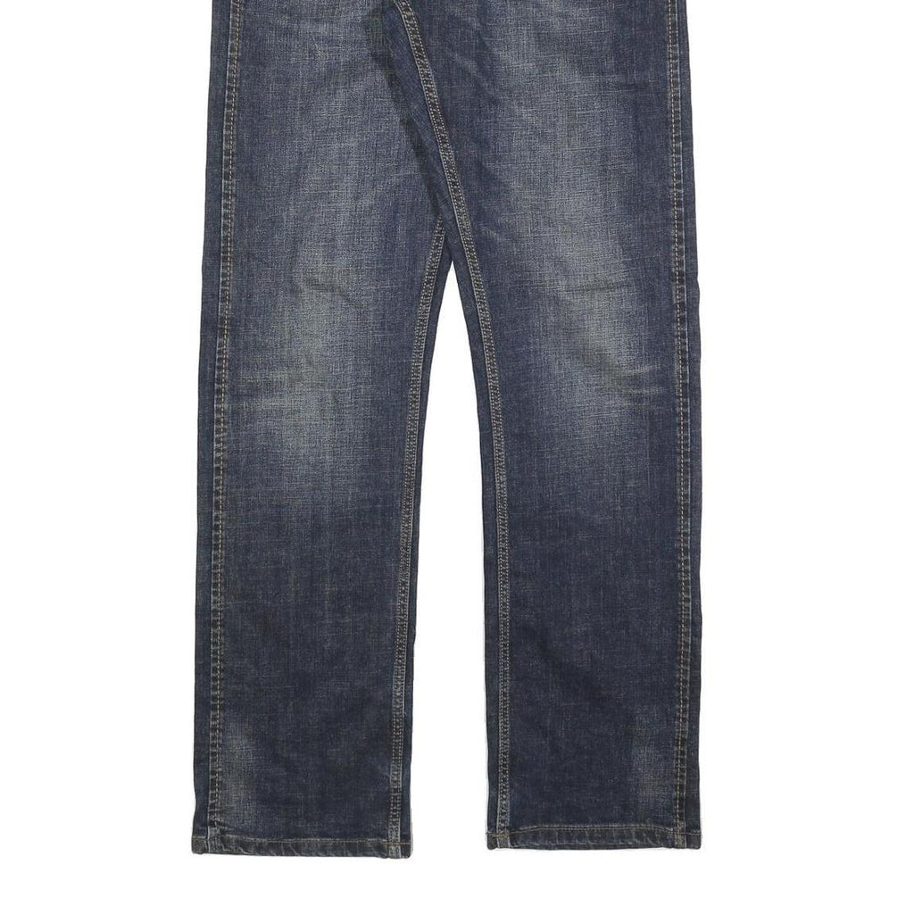 WRANGLER Mens Slim Slim Straight Denim Medium W34 L34 Classic Zip Jeans