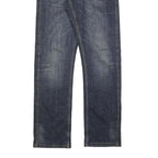 WRANGLER Mens Slim Slim Straight Denim Medium W34 L34 Classic Zip Jeans