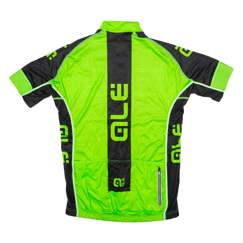 QLE Full Zip Cycling Womens Jersey Black High Neck L