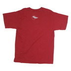 ESPN Mens Red Graphic T-Shirt L Short Sleeve Crew Neck Bristol Baseball