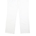 CALVIN KLEIN JEANS Womens Cotton White Regular Straight Trousers W31 L30 Classic