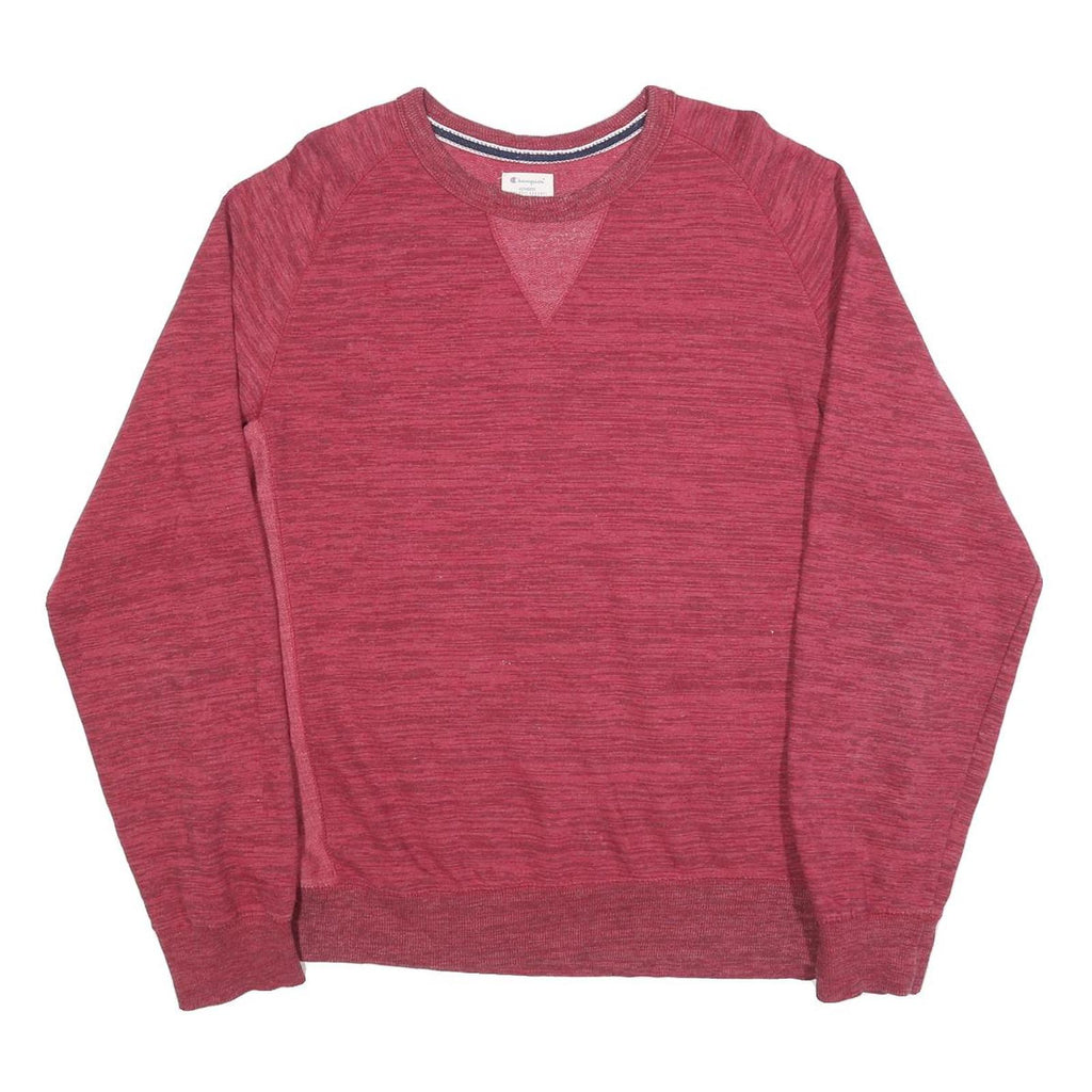 CHAMPION Mens Red XL Crew Neck Casual Vintage Style Cotton Blend Sweatshirt