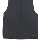 NIKE Womens Black White Running Jacket S Polyester Zip Therma-Fit Fitness