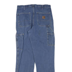 CARHARTT Mens Jeans Blue Regular Straight Denim Medium W32 L30 Workwear