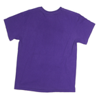 GILDAN Mens Purple Rockford University Graphic T-Shirt M Short Sleeve Crew Neck