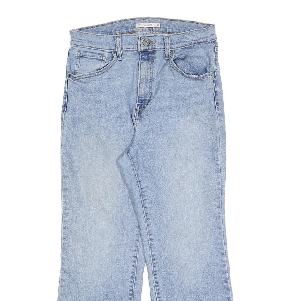 LEVI'S Womens Regular Blue Denim Jeans W30 L27 Classic Zip Closure