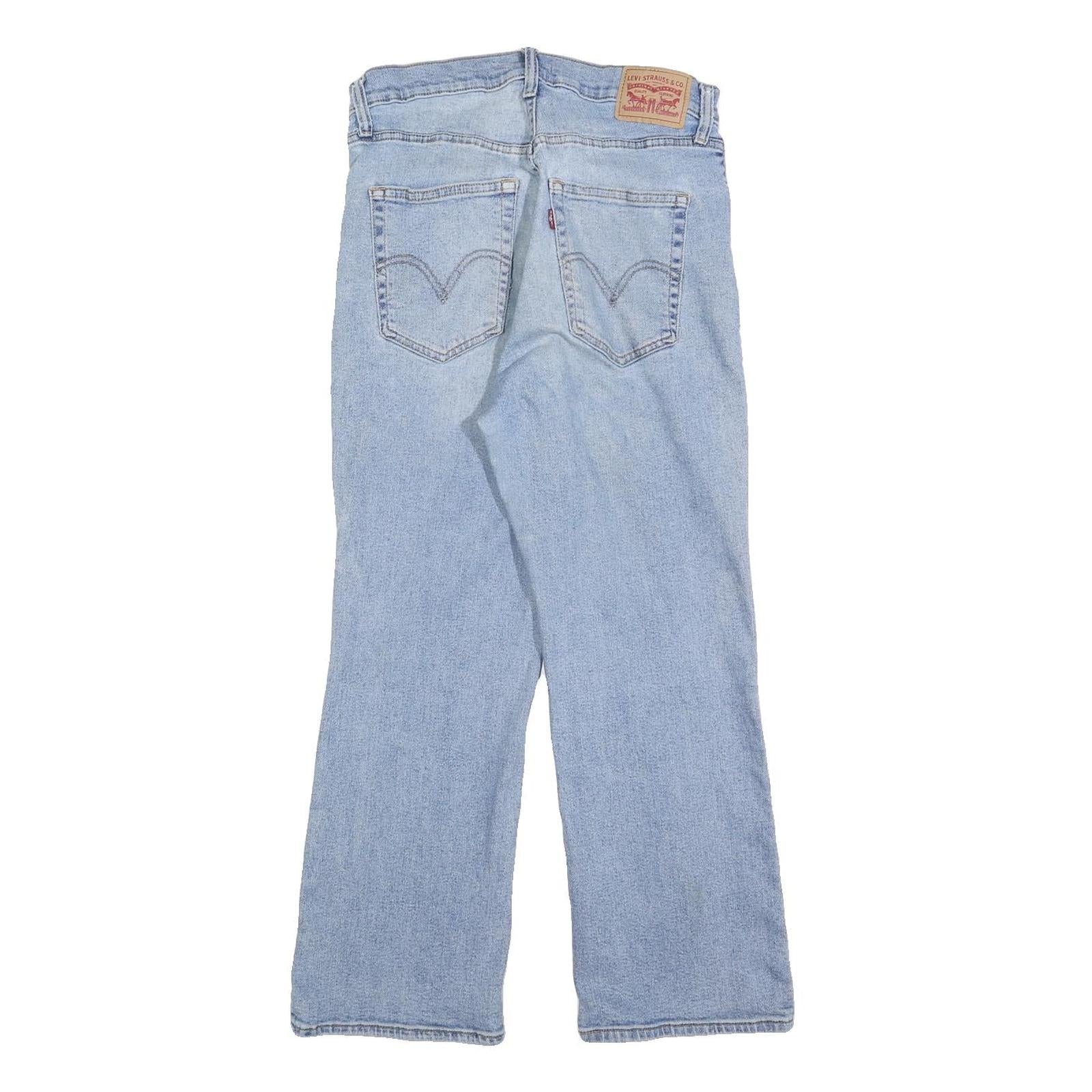 LEVI'S Womens Regular Blue Denim Jeans W30 L27 Classic Zip Closure