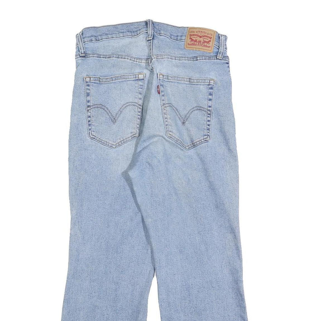LEVI'S Womens Regular Blue Denim Jeans W30 L27 Classic Zip Closure