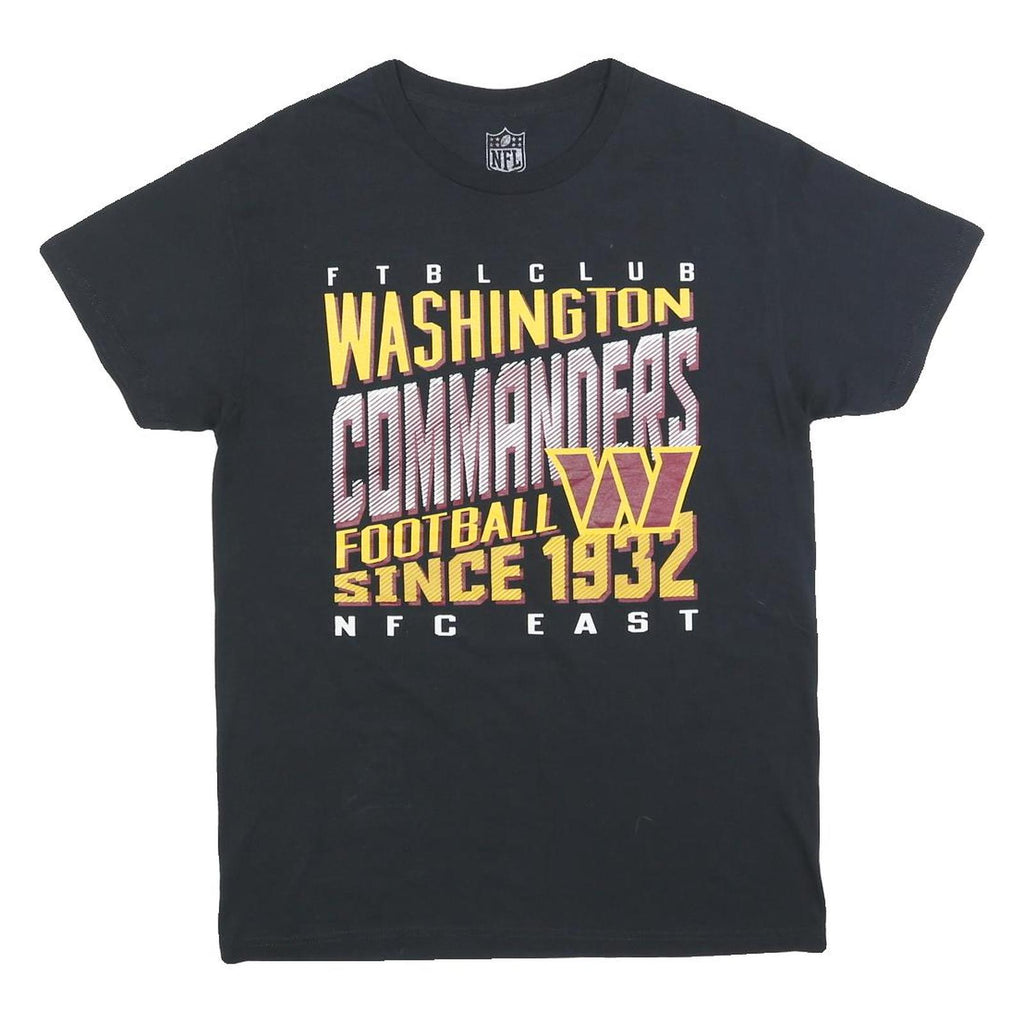 NFL Womens Black Washington Commanders Graphic T-Shirt M Crew Neck Short Sleeve