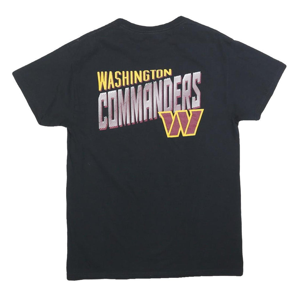 NFL Womens Black Washington Commanders Graphic T-Shirt M Crew Neck Short Sleeve