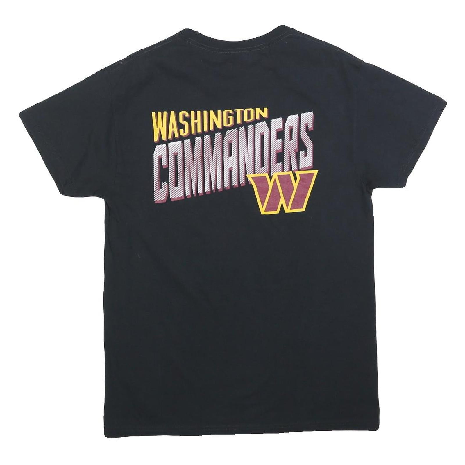NFL Womens Black Washington Commanders Graphic T-Shirt M Crew Neck Short Sleeve