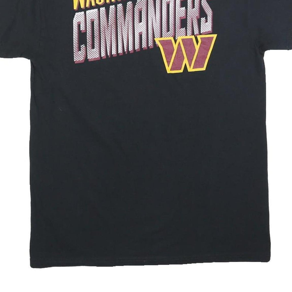 NFL Womens Black Washington Commanders Graphic T-Shirt M Crew Neck Short Sleeve