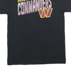 NFL Womens Black Washington Commanders Graphic T-Shirt M Crew Neck Short Sleeve