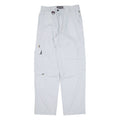 BIAGGINI Cargo Zip-off Womens Trousers Grey Relaxed Straight W31 L31