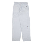 BIAGGINI Cargo Zip-off Womens Trousers Grey Relaxed Straight W31 L31