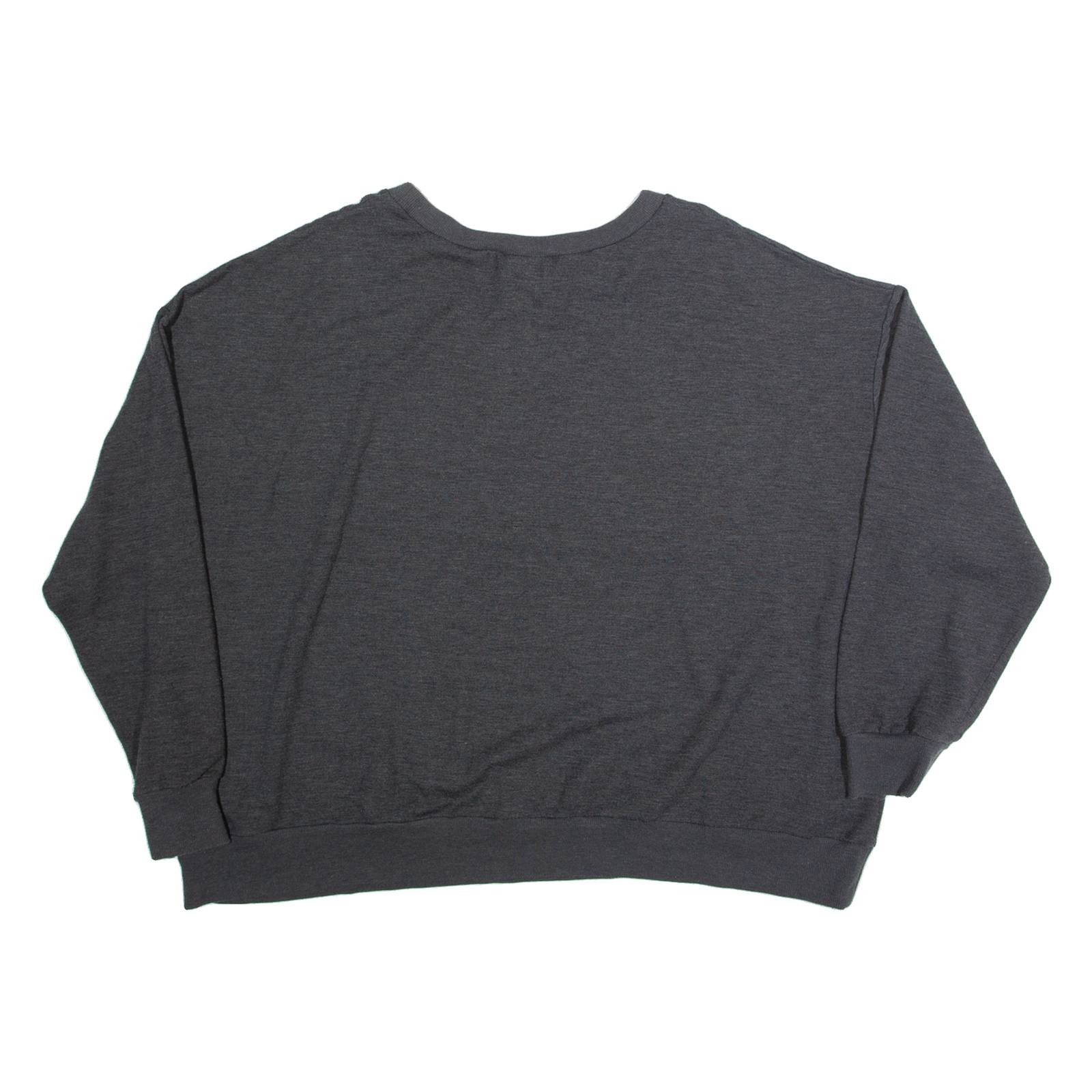 REEBOK Womens Sweatshirt Grey 2XL