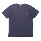 POLO RALPH LAUREN Mens Navy Blue Classic T-Shirt L Short Sleeve Crew Neck Casual