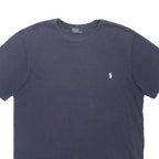 POLO RALPH LAUREN Mens Navy Blue Classic T-Shirt L Short Sleeve Crew Neck Casual